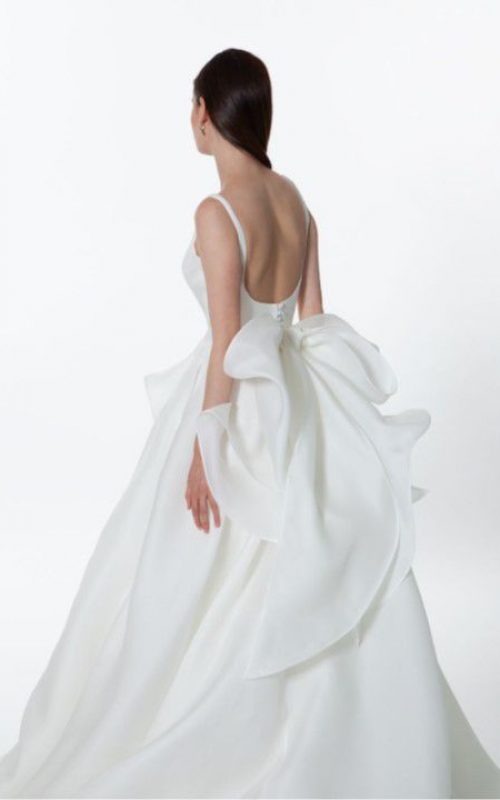 Свадебное платье Valentini-E0756A вид сбоку
